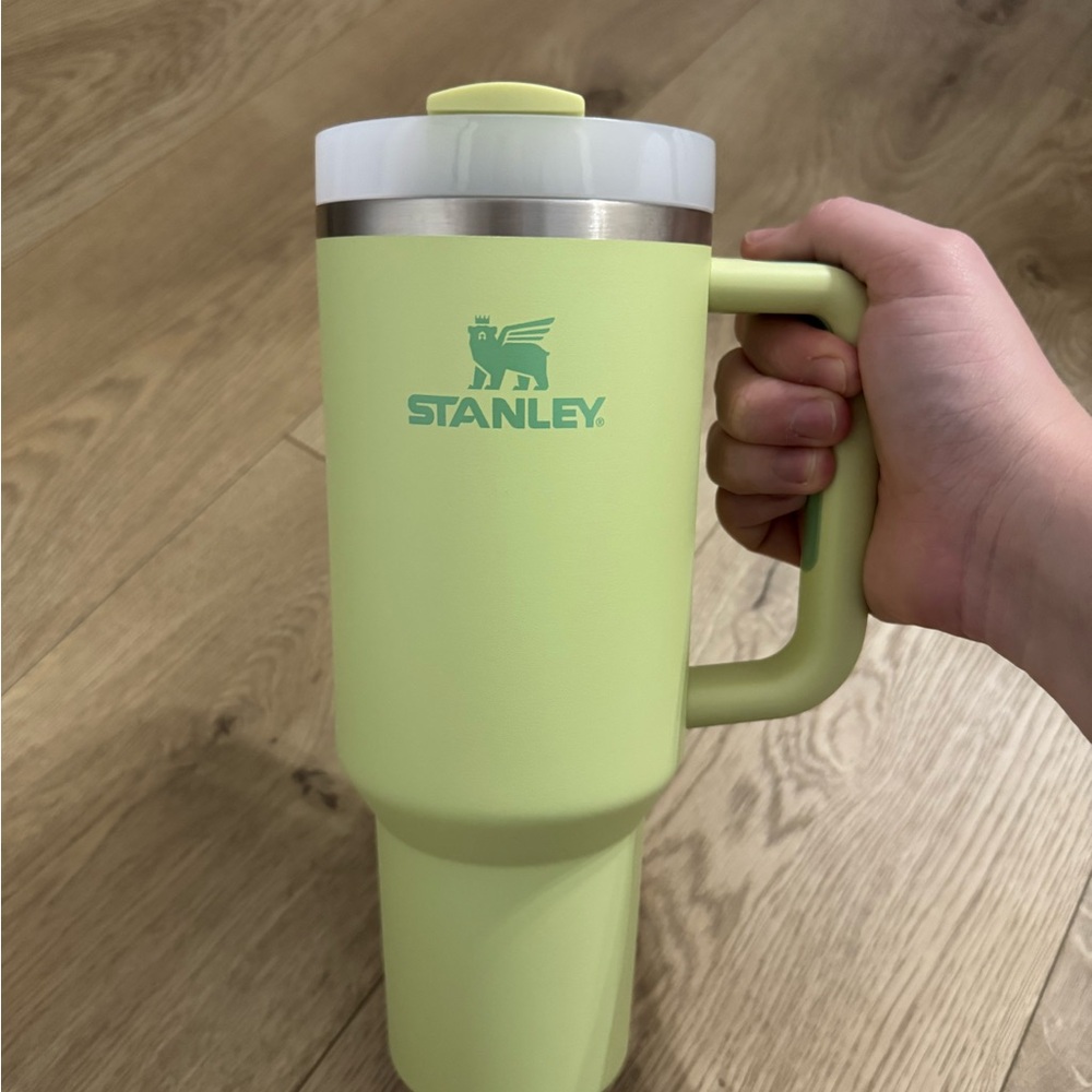 Stanley 40 oz. Green Tumbler with Handle - USED ONCE